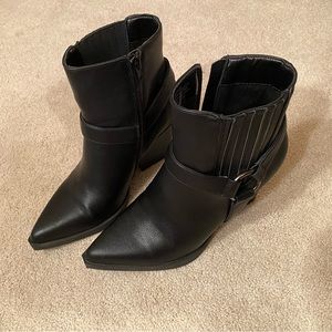 Women's BCBGeneration Black Cassidy Western Bootie